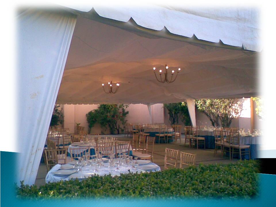 Carpa interior para boda