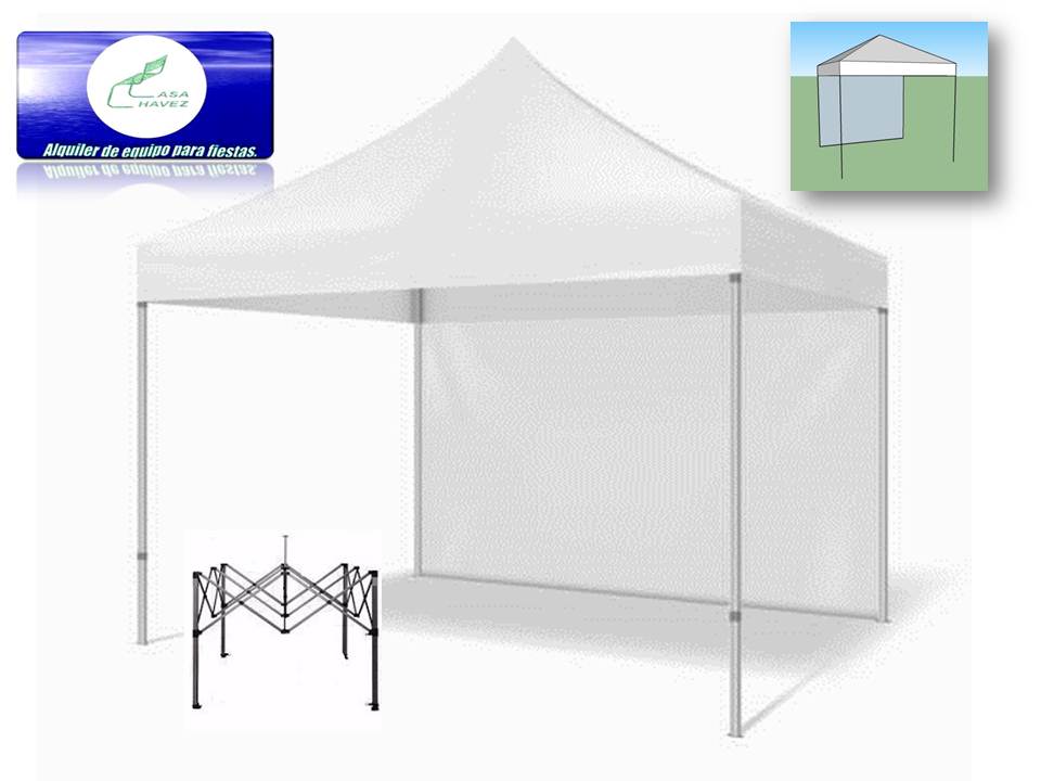 Carpa Plegable 3x6 Negra  Venta De Carpas Plegables