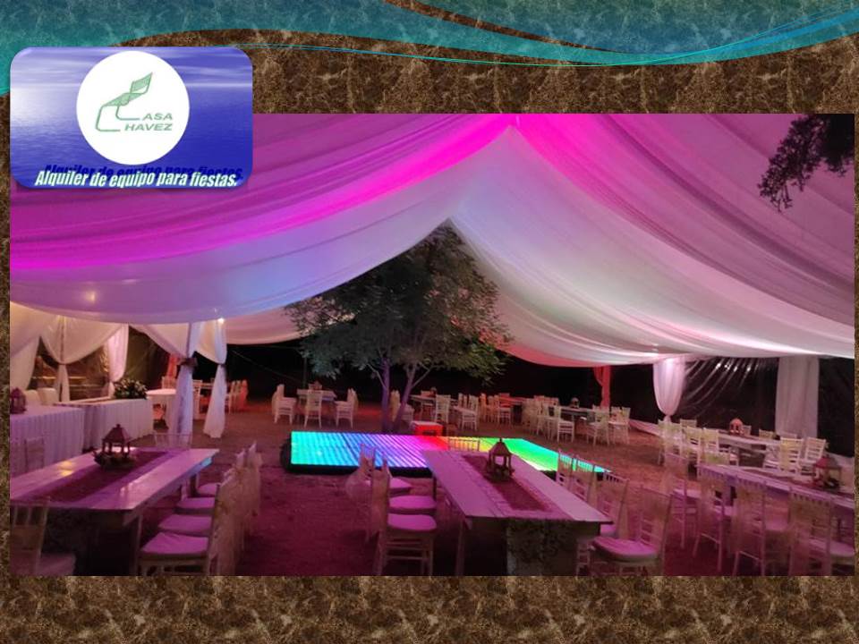 Carpa elegante para boda