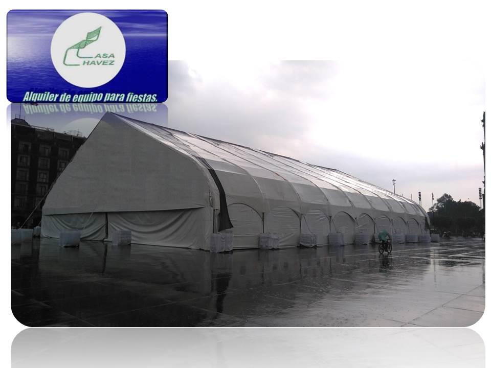 Carpa gigante para almacenes temporales