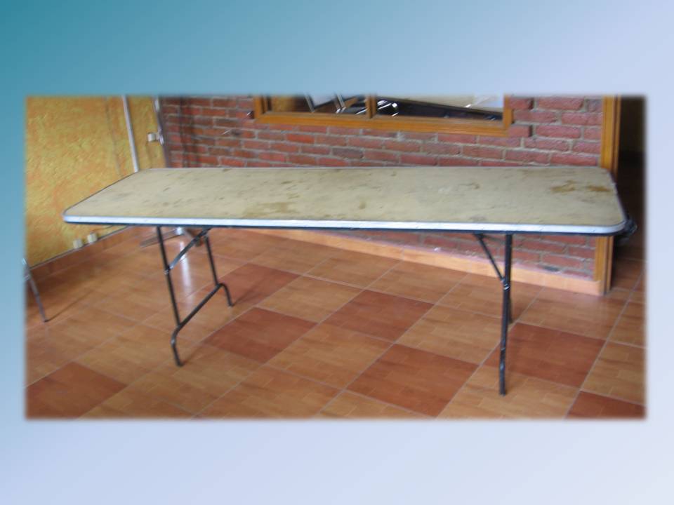 mesa tablon..76x2.44
